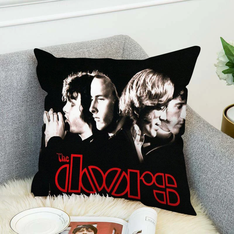

Pillow Cases for Bed T-the Doors Decorative Pillowcase Cushion Covers 45x45 Fall Decoration Ornamental Pillows Cover Pillowcases