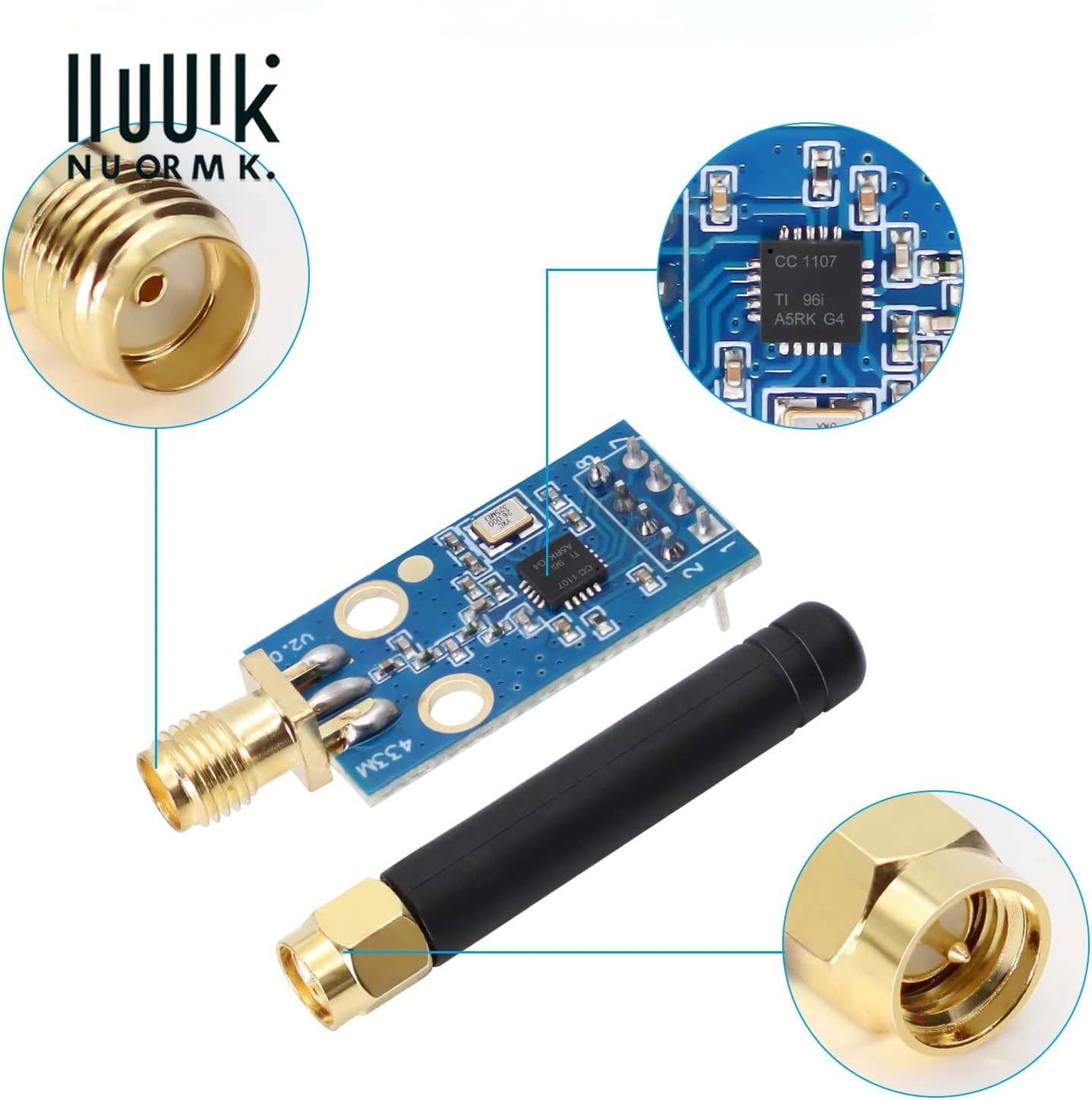 รูปสินค้า โมดูลส่งสัญญาณไร้สาย 433MHz สำหรับโปรเจกต์ IoT