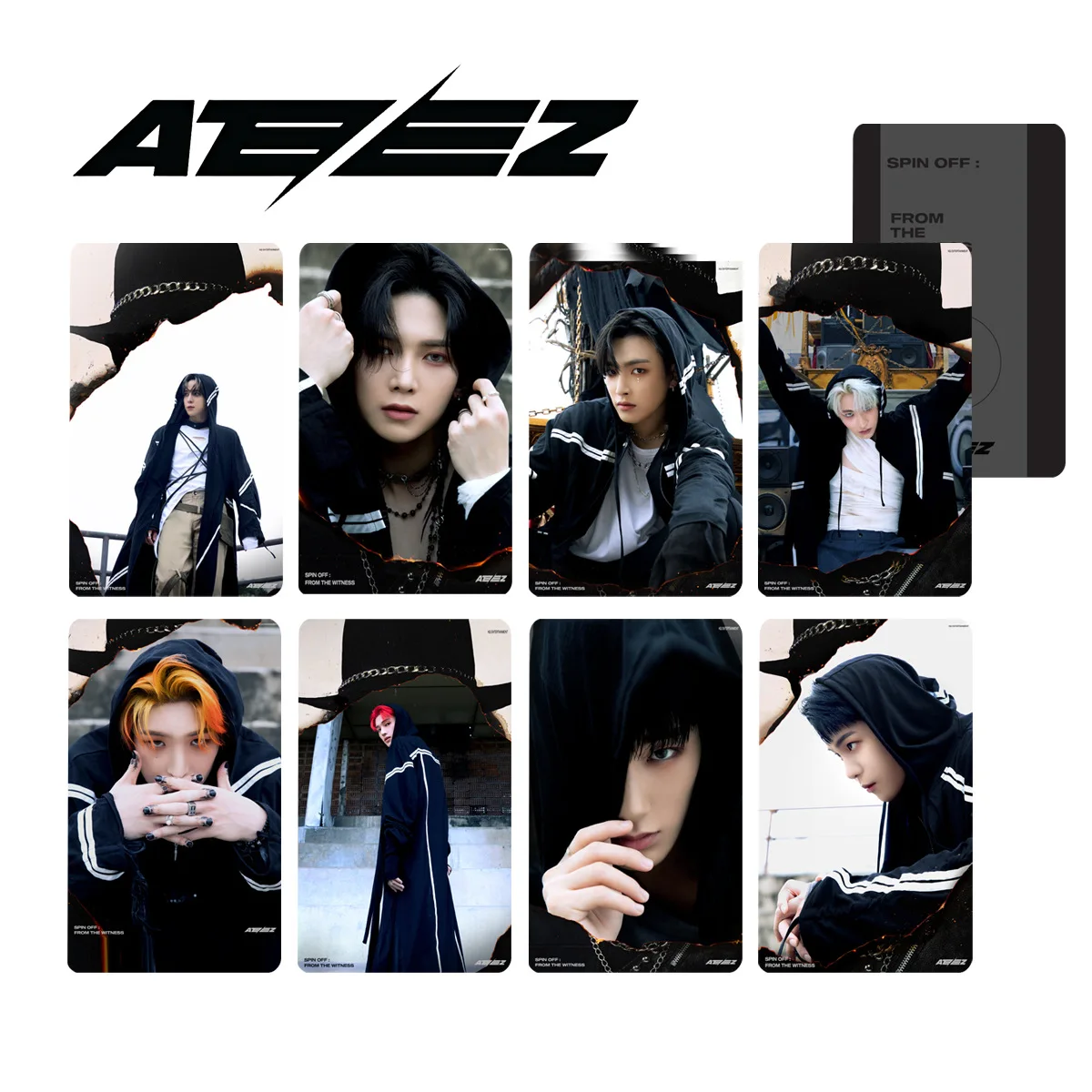 C ATEEZ ``게릴라`` 진 홍중 딩 런하오 주변 동일 컬렉션 스타 카드