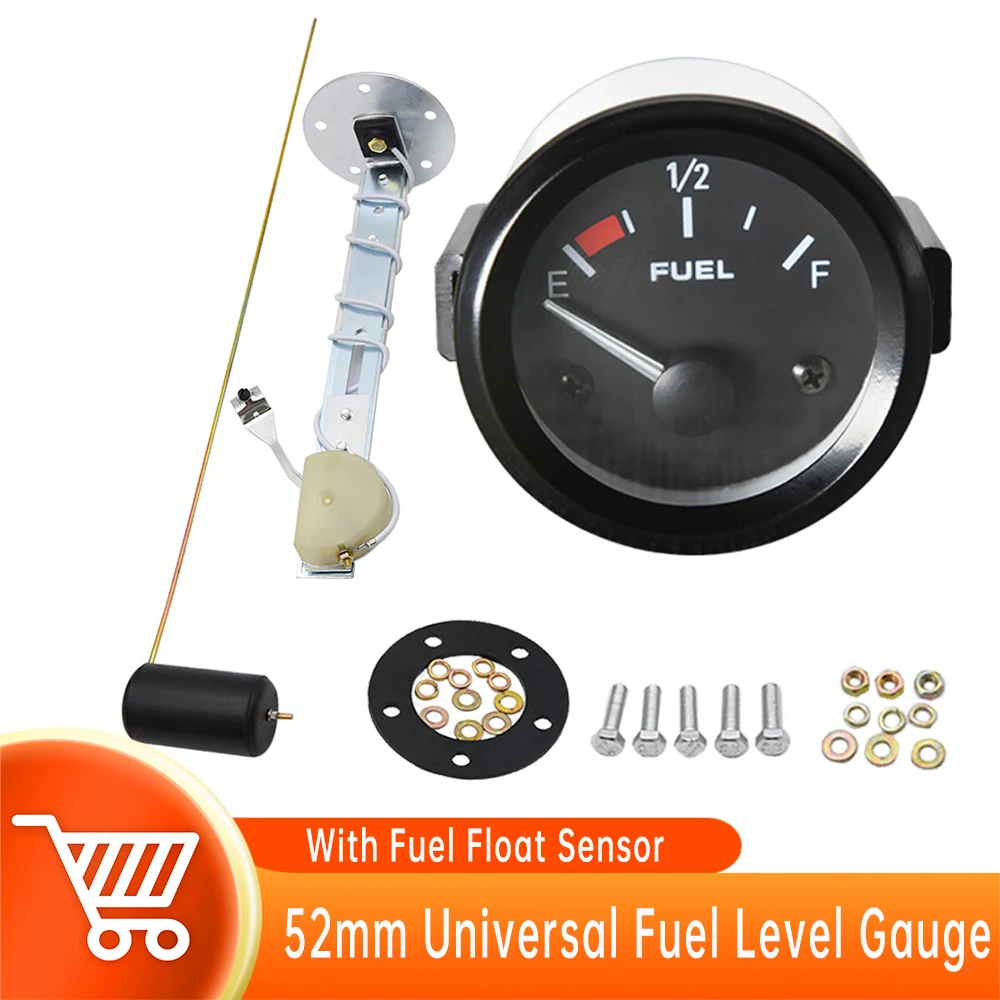 Ru 52Mm Misuratore Di Livello Del Carburante Per Auto Per Moto Con Sensore A Galleggiante Del Carburante 240 ~ 33Ohm Indicatore Di Livello Dell'Olio P