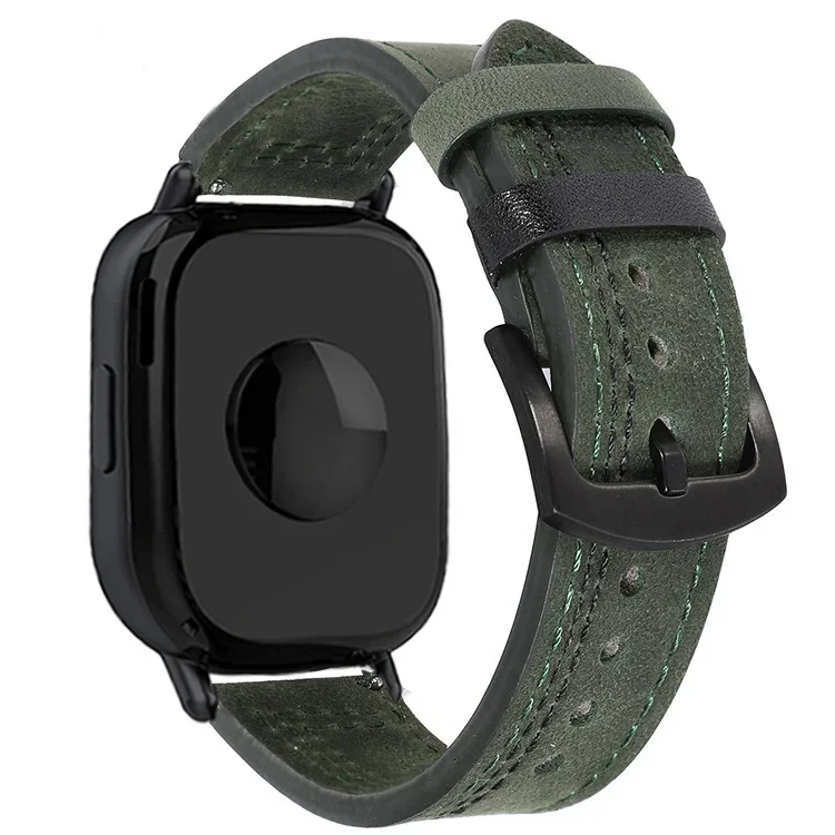 Premium Leather Loop Watch Strap - Stylish Replacement Wristband Bracelet, 20mm/22mm Accessory