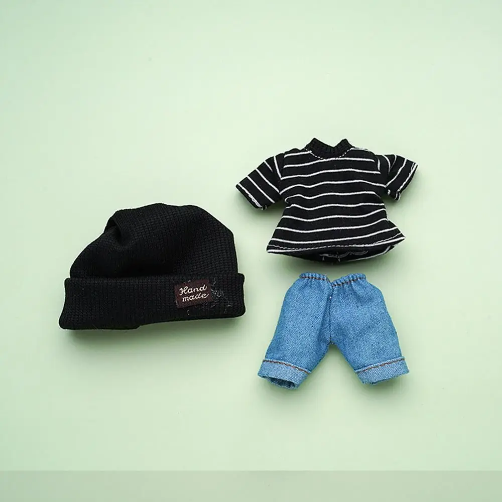 Labubu Pop Mart 4 Pcs For 17cm Dolls, Pink Doll Outfit Accessories