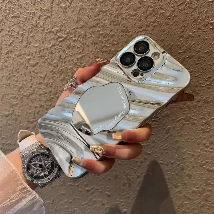 Luxury Makeup Mirror Stylish Protective Phone Case