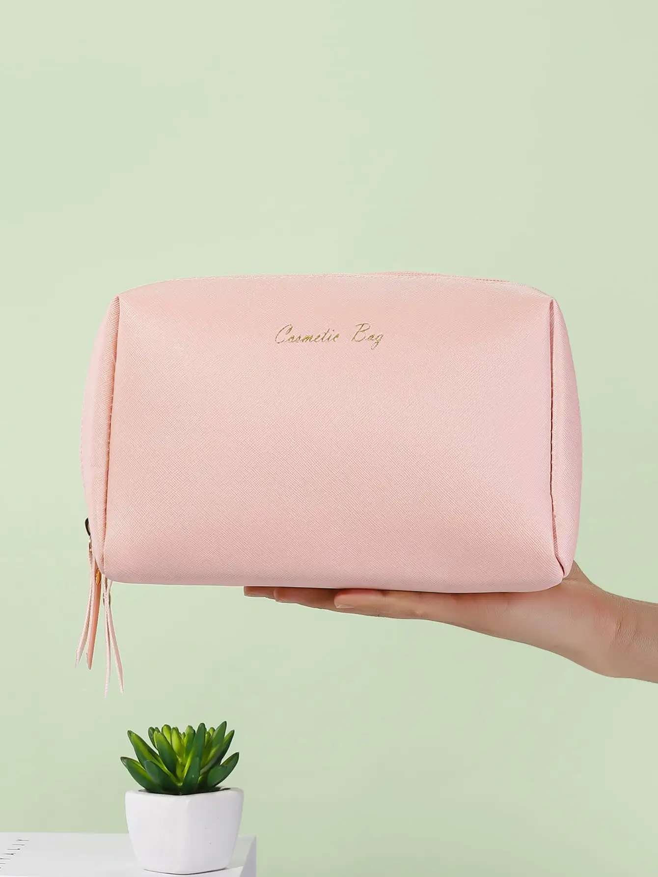 PortableWomensPUmakeupBagTravelCosmeticBagWaterproofSkinCare