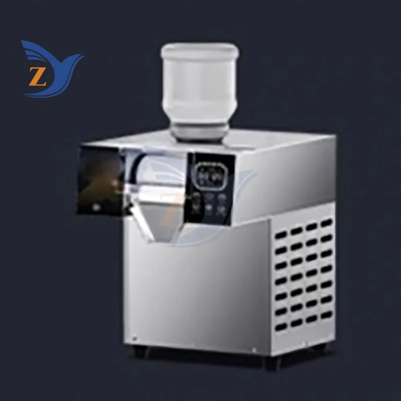 Snow Ice Machine Commercial Small Automatic Mounting Smoothie Power-driven Flow Summertime Mass Production Household Equipment