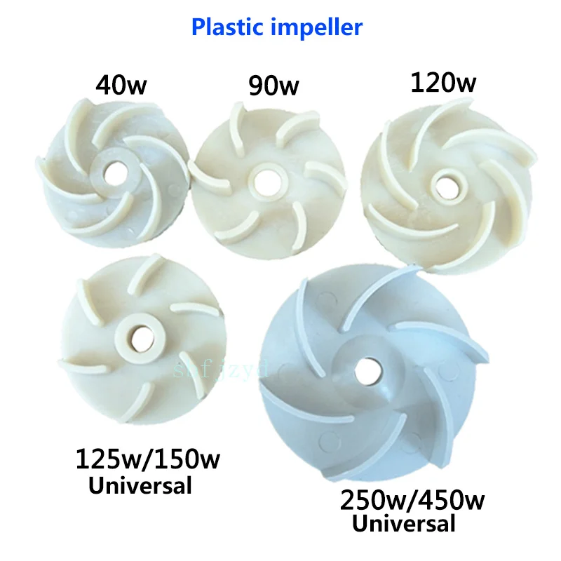 Water Pump Impeller For Cooling Pump Electric Pump Fan Blade 40/90/120