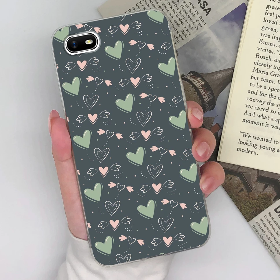 Cute Sweet Girl Transparent Soft Silicone Phone Case – 6.1 inches