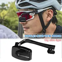 Vélo vélo cyclisme lunettes d'équitation rétroviseur 360 réglage de la vue arrière monture de lunettes casque 1
