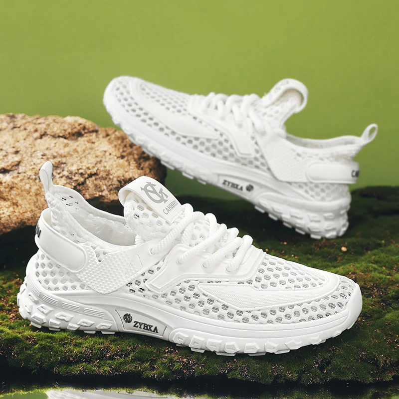 Men's Summer Breathable Lightweight Quick-Drying Sports Water Shoes Trendy Climbing aqua Shoes Athletic Sneakers