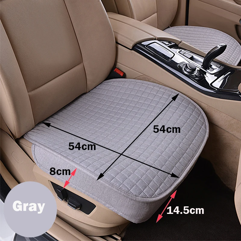 Big Ant 2 Pack Car Seat Cushions Interior Seat Covers Cushion Pad Mat for  Auto Supplies Office Chair with Breathable PU Leather(Gray)