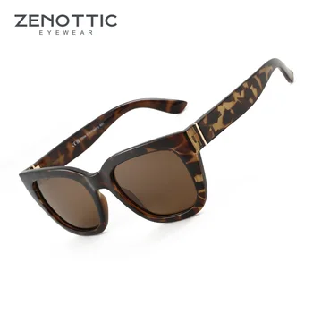 ZENOTTIC 2025 2024 Fashion Butterfly Polarized Sunglasses for Women UV400 Protection Shade Ladies Cat Eye Sun Glasses ZS2218