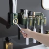 Automatic Wall Mounted Toothpaste Squeeze Adults&Children Transparent Toothpaste Dispenser Holder Household Bathroom Accessories 4