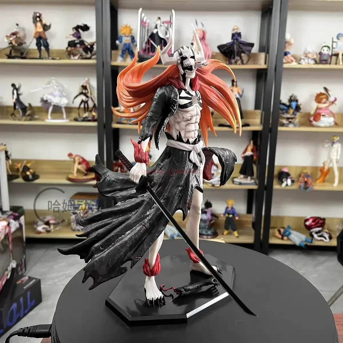 Фото Новый отбеливатель полый Ichigo 34 см Gk Аниме Фигурка Статуэтка из ПВХ экшн-фигурка Коллекционная кукла комната стол украшение игрушка подарок для мальчика №2