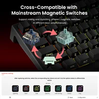AKKO TAC75 HE Magnetic Switch Keyboard 75% Gaming Keyboards Rapid Trigger 0.005mm 8K RGB Wired Esports Custom Keyboard for Gamer - Image 4
