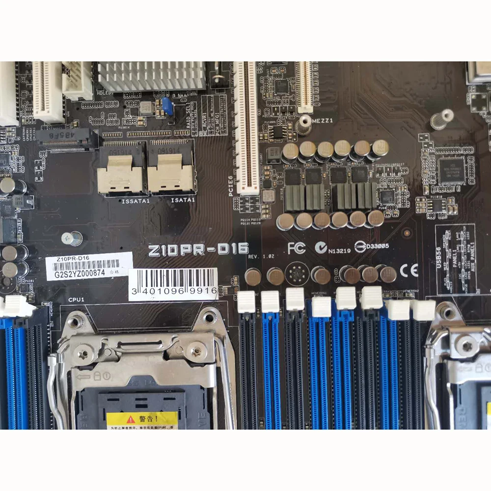 Original Workstation Motherboard Z10PR-D16 2011-3 DIMM*16 C612 Support E5 V3 V4 DDR4 100% Testing Before Shipment Hot 5 Original Workstation Motherboard Z10PR-D16 2011-3 DIMM*16 C612 Support E5 V3 V4 DDR4 100% Testing Before Shipment Hot - Image 3