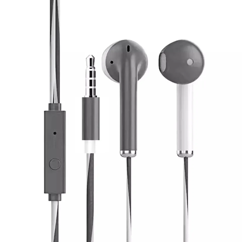 3,5 mm bedrade hoofdtelefoon met bas, oordopjes, stereo-oortelefoon, muziek, sport, gamingheadset met microfoon voor Xiaomi, iPhone, Huawei, Samsung_voghion.com