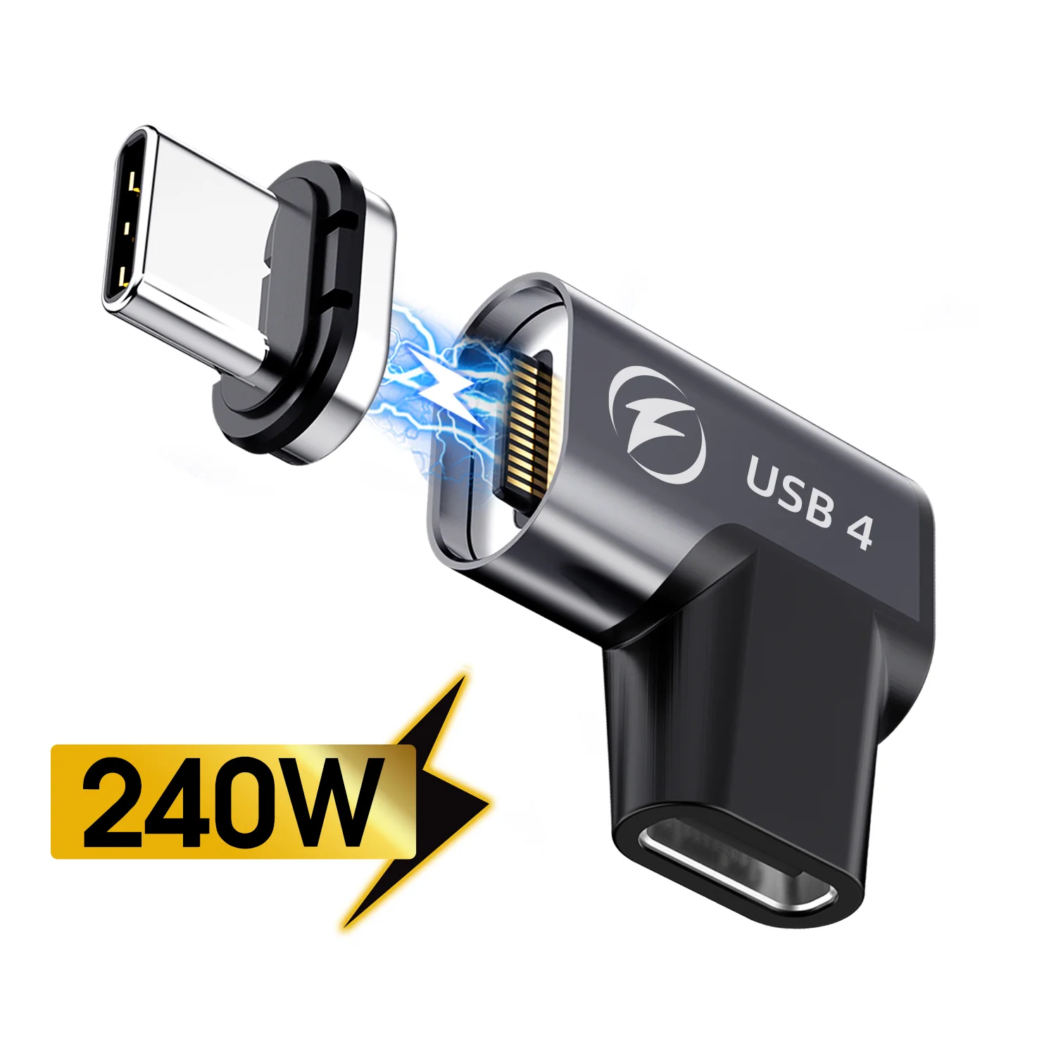 Fonken 240W USB-C Magnetic Adapter with 8K Video Support and 40GB Data Transfer