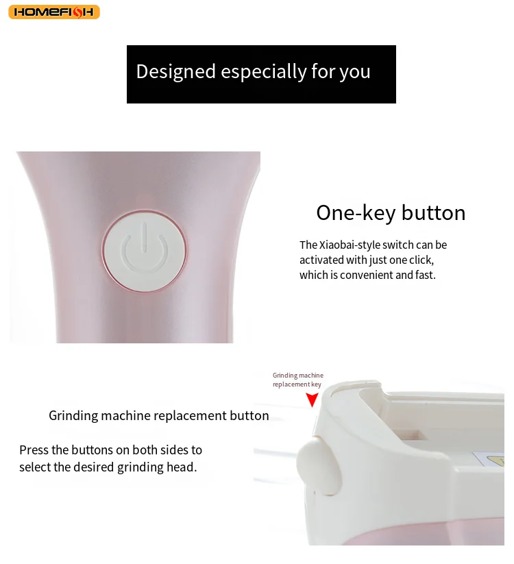 Electric Foot File Rechargeable Callus Remover With Power Display_voghion.com