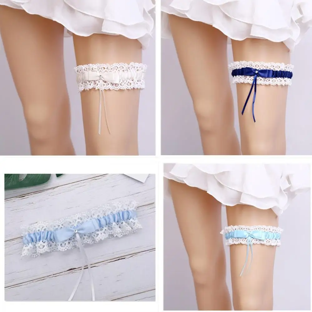 Garter Belt Leg Garter Sexy Bow Princess Cosplay Wedding Party Bridal Lace Floral