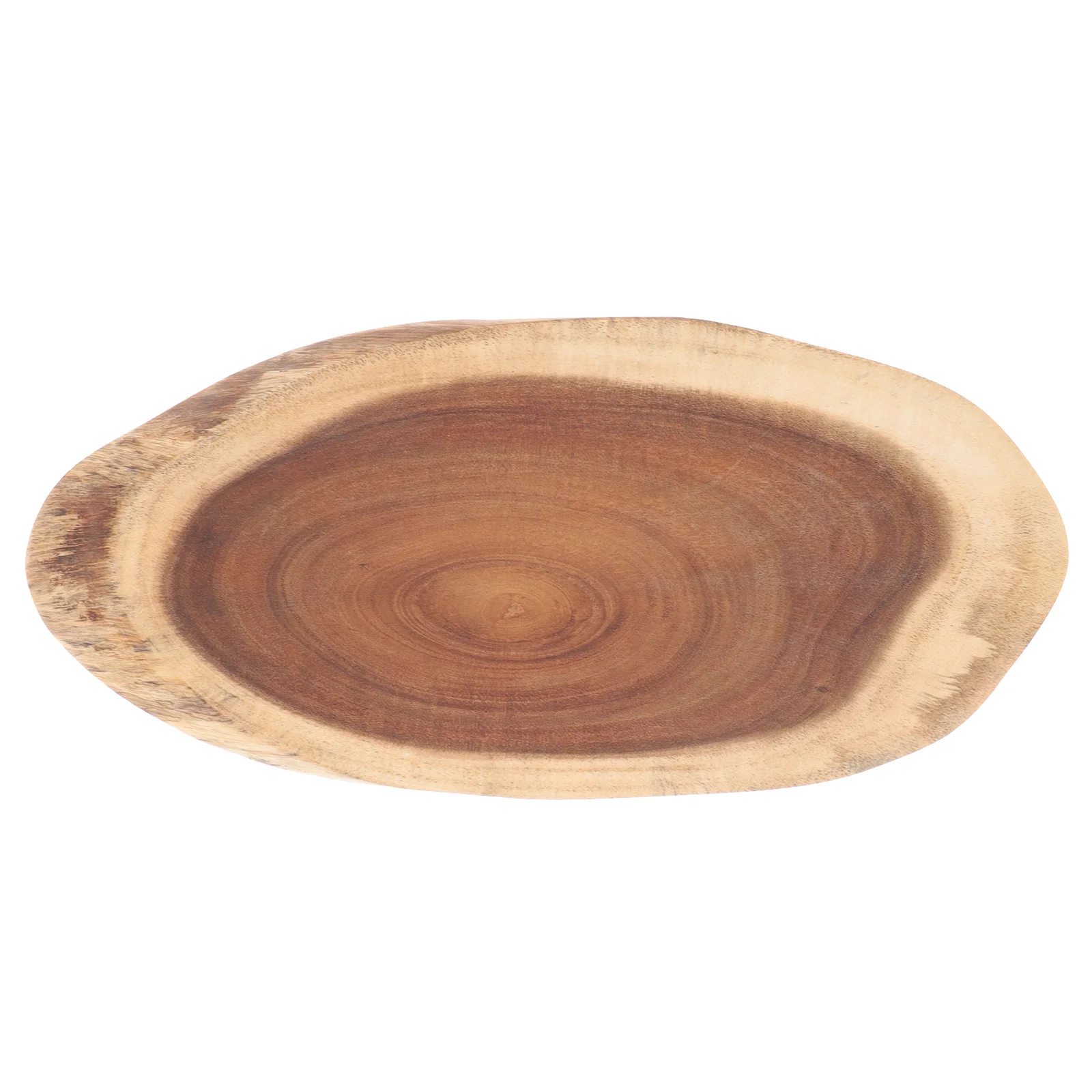 

Household Tray Stump Design Board Chopping Wood Sushi Serving Wooden Fruit Plate