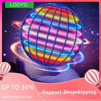 Flying Ball Boomerang – LED Light Hover Ball Drone Spinner for Kids, Christmas Gift 1