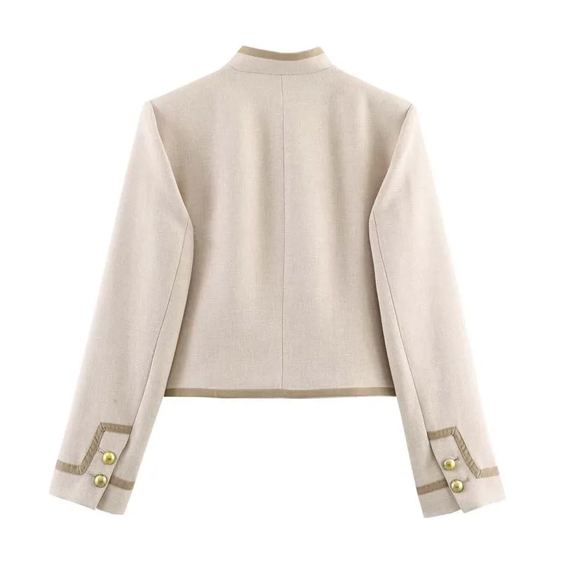 Women Jacket 2025 New Autumn Fashion Long Sleeve Jackets Coat Chic Rope Knot Buckle Female High Street Casual Outerwear ﻿