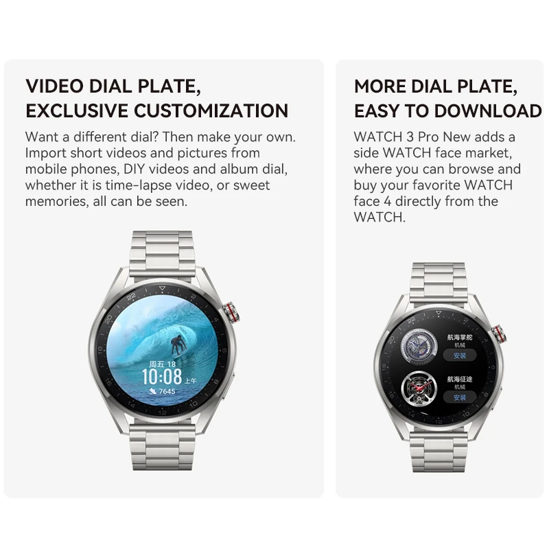 ȭ-ġ 3  Ż  Ʈ ġ, Ϸ  ǰ ͸, 48mm AMOLEN ȭ, GPS, NFC, eSIM, LTE, 귯 ȭ