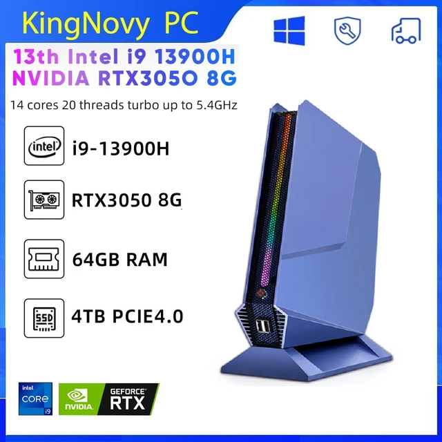 Amd Mini Gaming Pc Ryzen 9 5900hx Rtx3060 Rx 6600m Rx 6500xt 2*ddr4 M.2  Nvme Ssd 2.5g Lan Desktop Tower Computer Wifi6e Mini Pc - Barebone & Mini Pc  - AliExpress