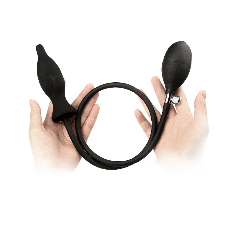 Iatable Dildo Expandable Butt Plug with Pump Sex Toys for Women Men Anal Dilator Massager Adult Products Silicone_voghion.com