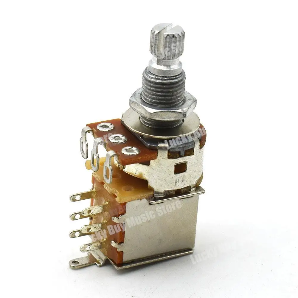 Guitar Potentiometer 1pc Push Pull Guitar Control Pot A500K B500K A250K B250K