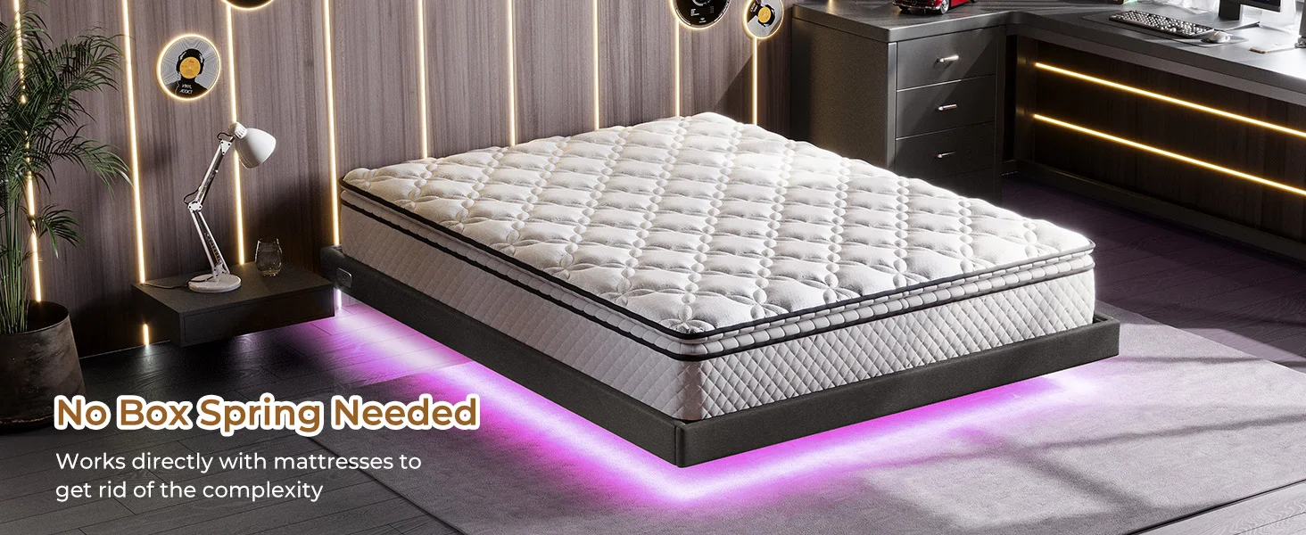 floating bed frame