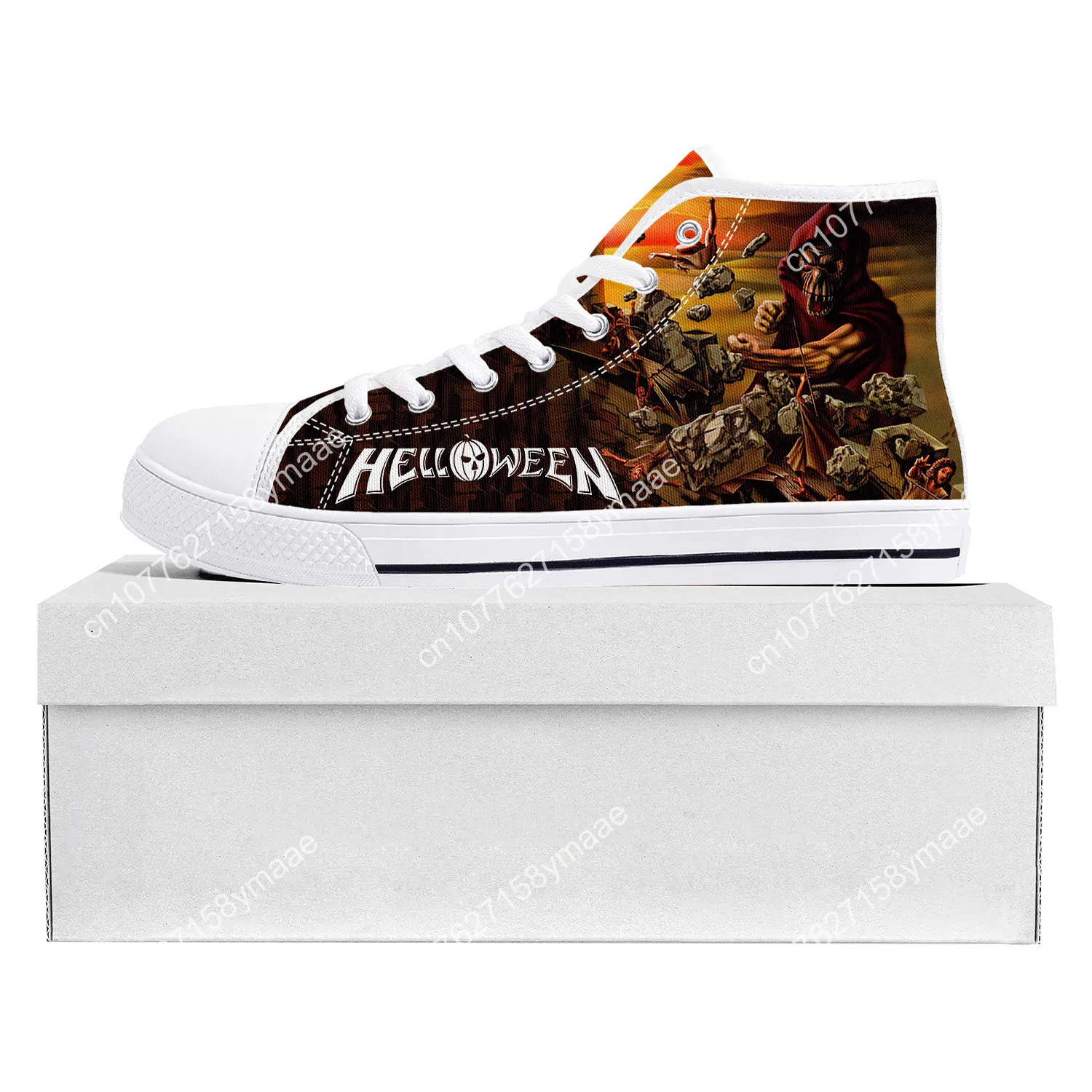 Рисунок 2 - Высокие кроссовки Helloween рок-группы