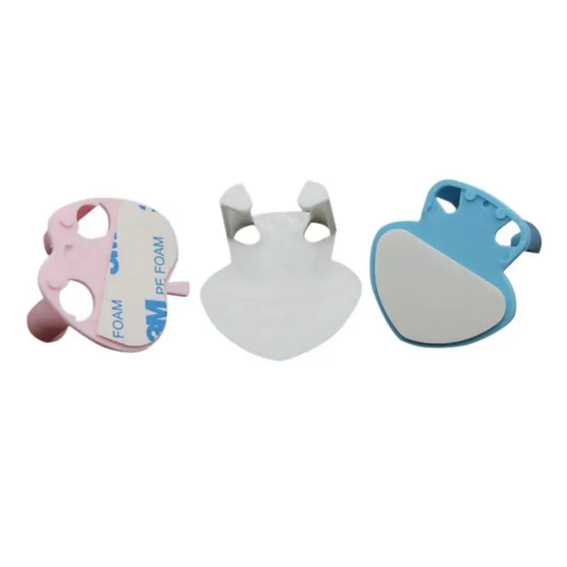 Creative Cute Safety Adhesive Power Plug Socket Cord Cable Holder Finishing Children Supplies Anti-Mixing