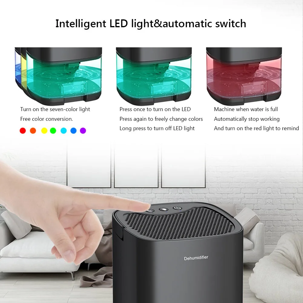 Xiaomi New Portable Dehumidifer 1000ml Water Tank Dehumidifier For Home  Bathroom Basement Deshumidificador Portable Dehumidife - AliExpress