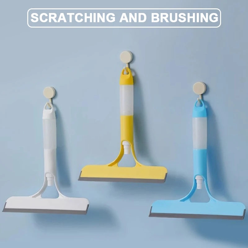 SEAMETAL 3 IN 1 Car Scraper Window Cleaning Wiper Muitifunctional Glass Brush Silicone Squeegee for Car Household Cleaning Tools 4