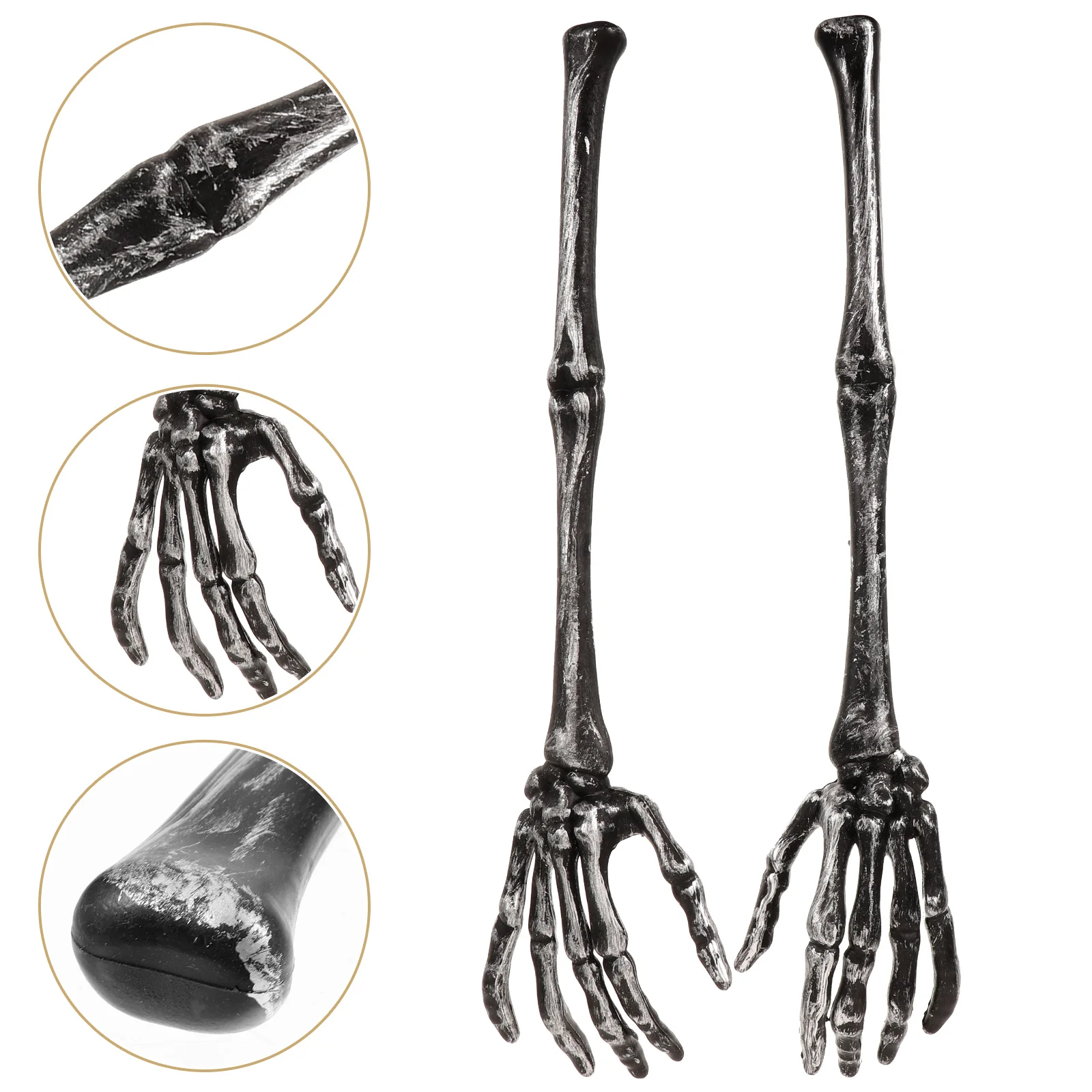 2 Pcs Salad Spoon Decorate Skull Claw Dessert Spoons Making Tools Mixing Hands Plastic Serving Forks plastic disposable spoon