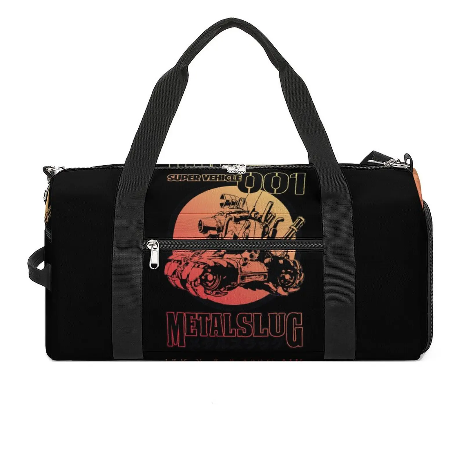 

Metal Slug Gym Bag Super Vehicle Travel Training Sports Bags Men Women Pattern with Shoes Novelty Fitness Bag Outdoor Handbags
