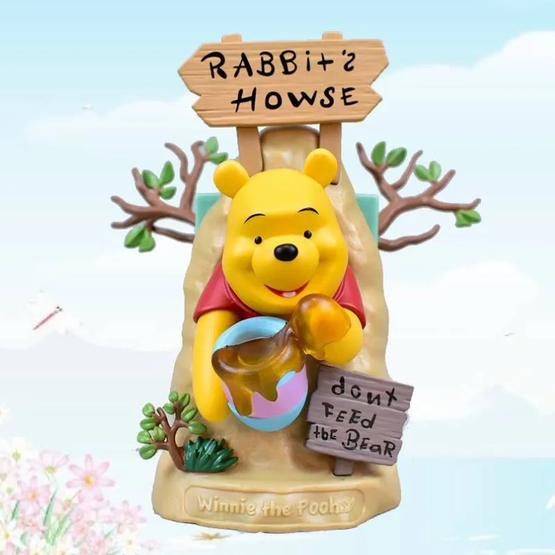 

Disney Cartoon Winnie The Bear Tree Stump Hole Holding A Honey Jar Cartoon Display Birthday Venue Decoration Children's Gifts