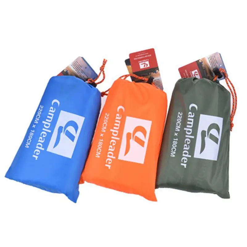 Heavy Duty Tarp Cover Rainproof Camping Tarpaulin Outdoor 210D Oxford Cloth PU Coating Water Pressure Resistance camping tarpaulin