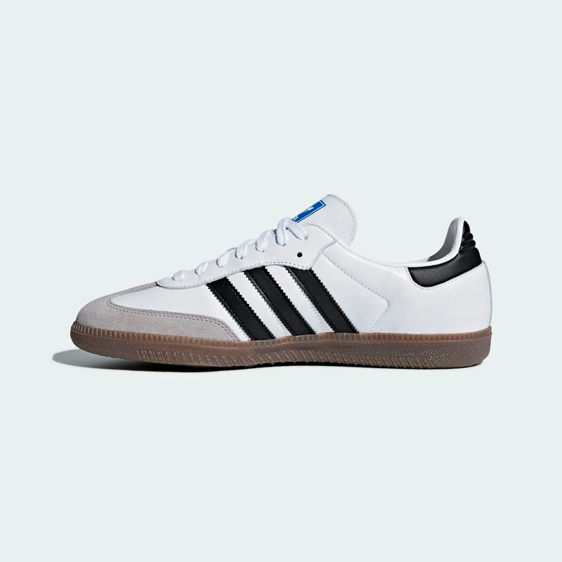 Adidas samba OG men's and women's classic soft leather sliding board shoes outdoor sports casual sneakers