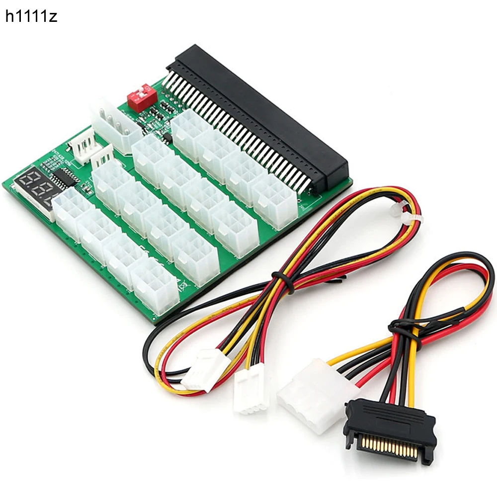 Adaptador Conector de Alimentação para hp Dps1200fb Alimentação Breakout Board 16 Portas Pcie Pin 750w-1200w Mineiro Mineração Board