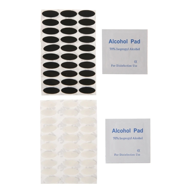 M2EC 30Pcs Mouse Skates Glide Feet Pads Mouse Feet Sticker for Micro soft IE3.0 IO1.1 Rounded Curved Edges