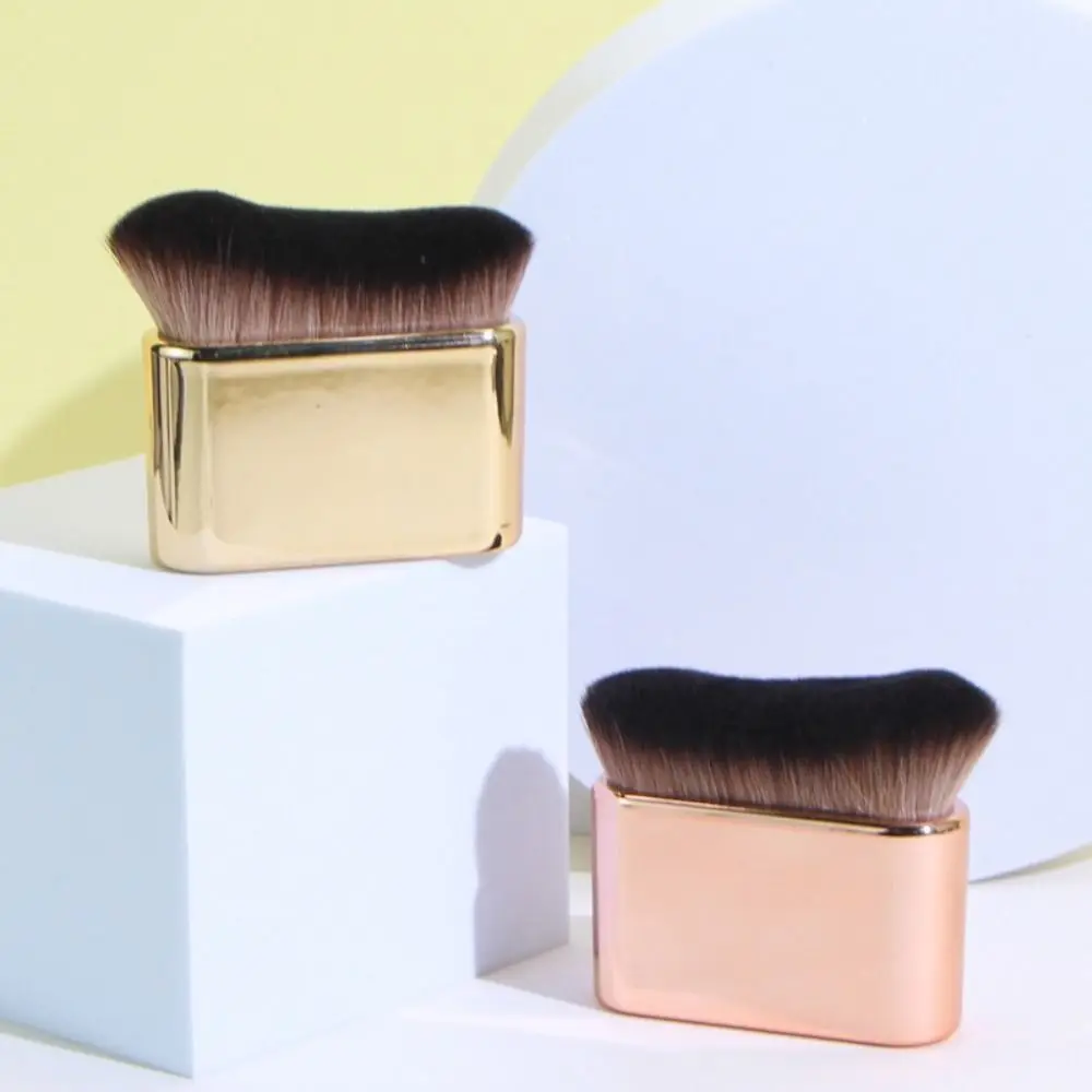 

Blush Powder Makeup Brush Portable Professional Cosmetic Kabuki Brush Wave Shaped Large Seamless Base Brush Women