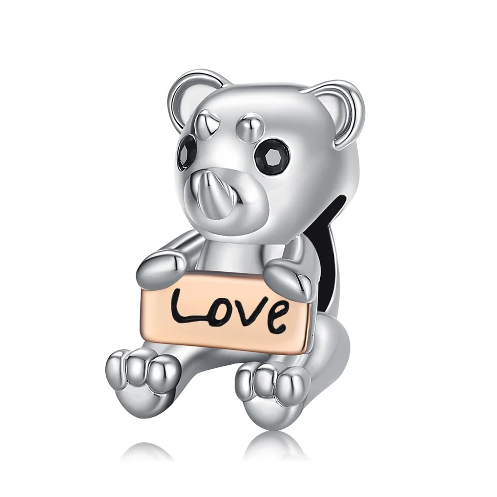Romantic Tower & Love Lock Key Charms Beads Fit DIY 925Sterling Silver Bracelet Necklace Women Birthday Anniversary Jewelry Gift