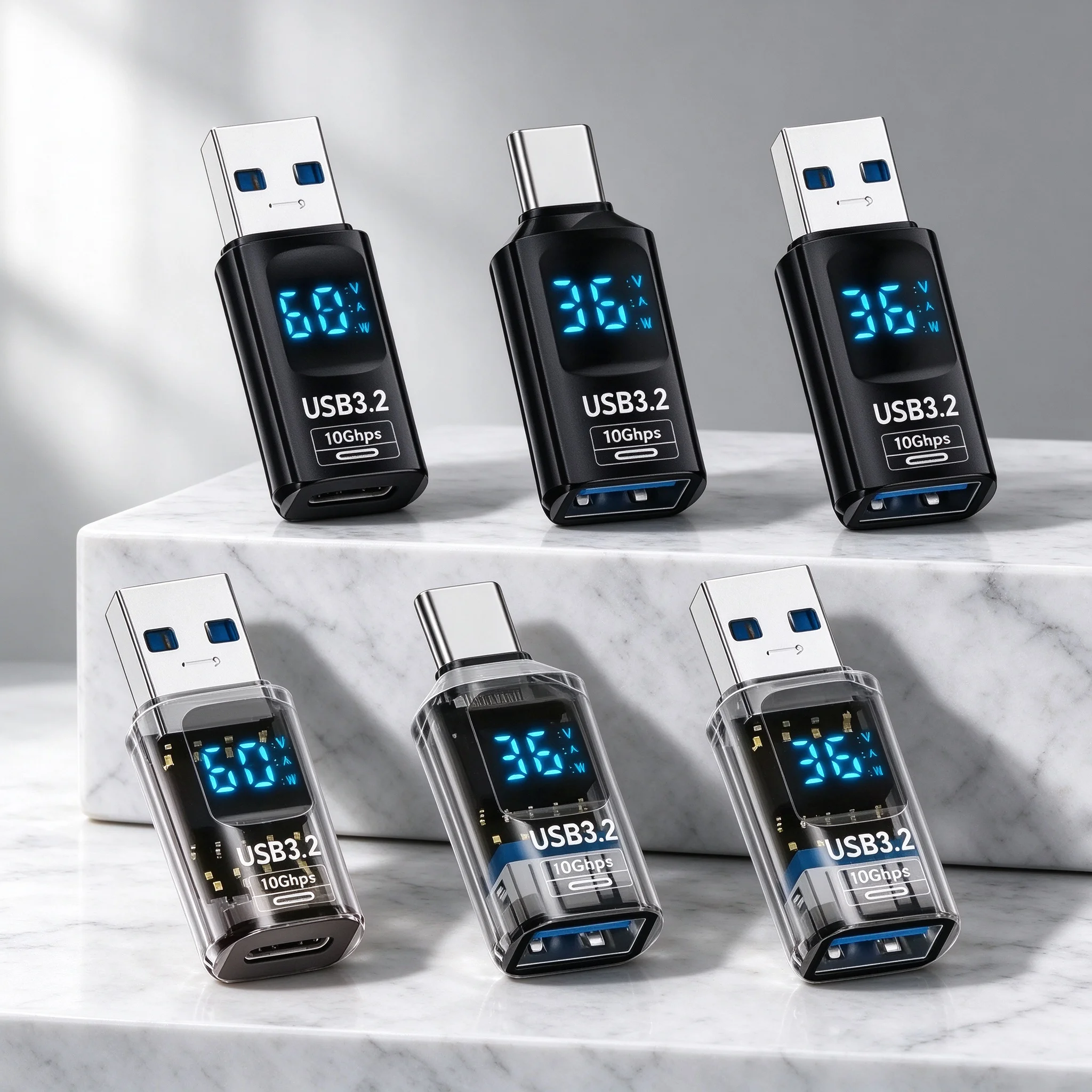 USB3.2 Digital Display Adapter with 4K@60Hz and Fast Charge Data Sync