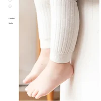NEW Spring Autumn Baby Pants Newborn Girls Leggings Soild Color Cotton Pants Kids Children Leggings 0-6 Years 3