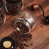 Coffee Bean Vacuum Sealed Tank Glass Manual Vacuum Container Jar Tea Nut Kitchen Storage Organizer Outdoor Camping Canister 3