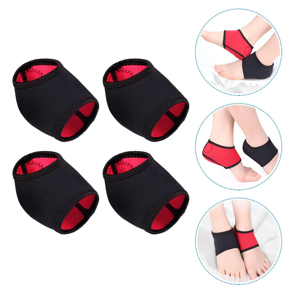 

2 Pairs Heel Socks Feet Cushions Support Non-slip Sleeve Antislip Breathable Pads Protective Case