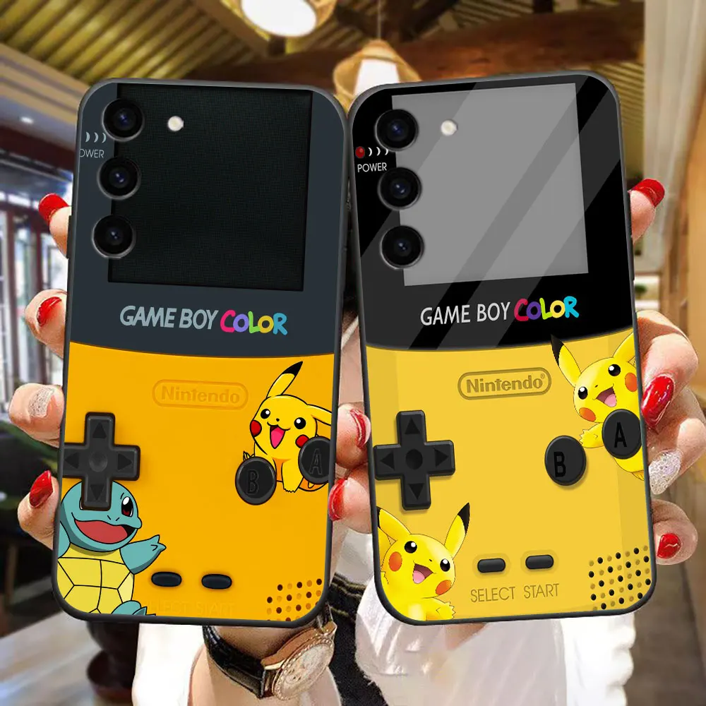 Custodia Per Telefono Game-Boy Color-P-Pokemon Per Samsung Galaxy S24 S23 S22 S21 S20 Fe S10 S10E Lite Plus Custodia Ultra Funda Shell Cover
