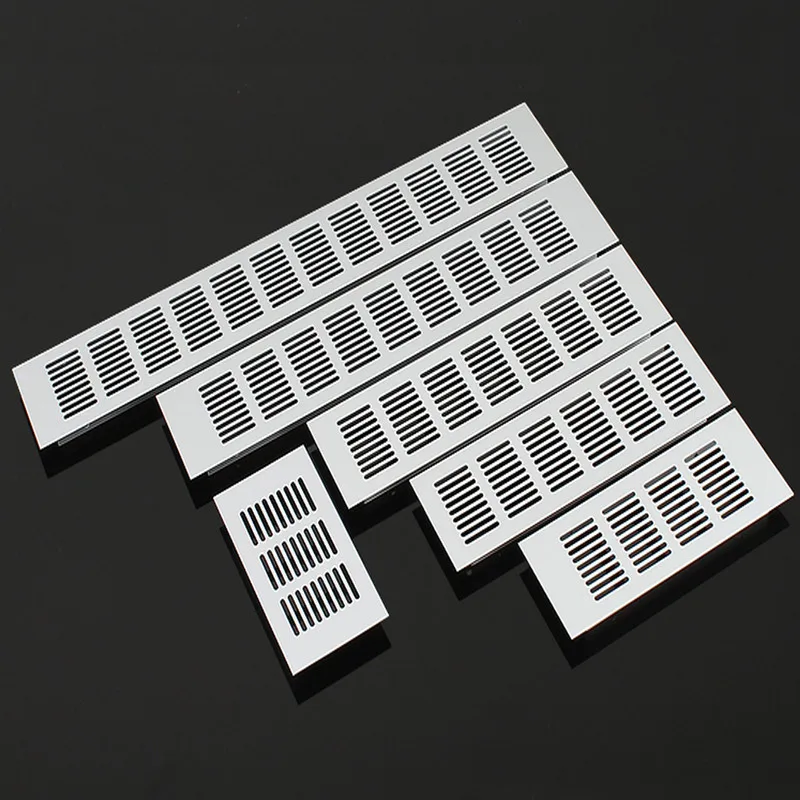 60/100/150mm Vents Perforated Sheet Aluminum Air Vent Ventilator Grille Cover for Closet Shoe Air Conditioner